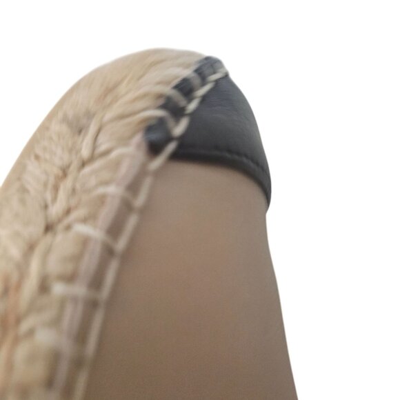 Browns Roslyn Beige & Black Espadrille Flats - Picture 5 of 9